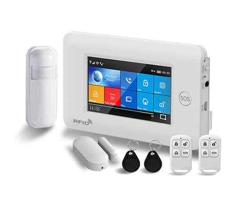 Touch Screen Burglar Alarm System