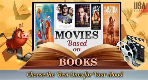 Movies Based on Books: Choose the Best Ones for Your Mood