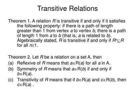 Ppt Properties Of Relations Powerpoint Presentation Free Download Id3047451