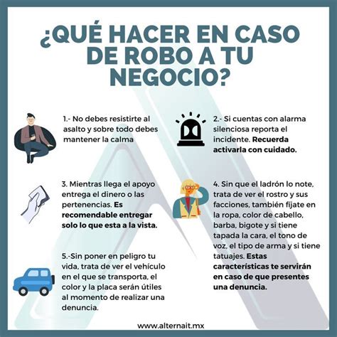 Qué hacer en caso de robo a tu negocio Alterna IT TIPS Tips de