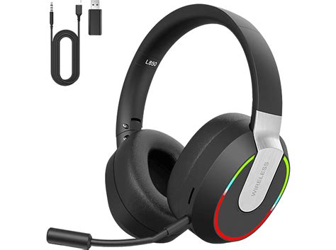 Sross 2 4 Ghz Wireless Gaming Headset Für Pc Ps4 Ps5 Mac Mit 3 5 Mm