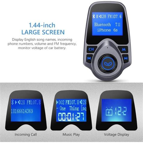 Xiaofeng T Kablosuz Bluetooth Fm Verici Handsfree Ara Fiyat