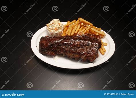 Delicious Barbeque Ribs stock image. Image of food, pork - 259003295