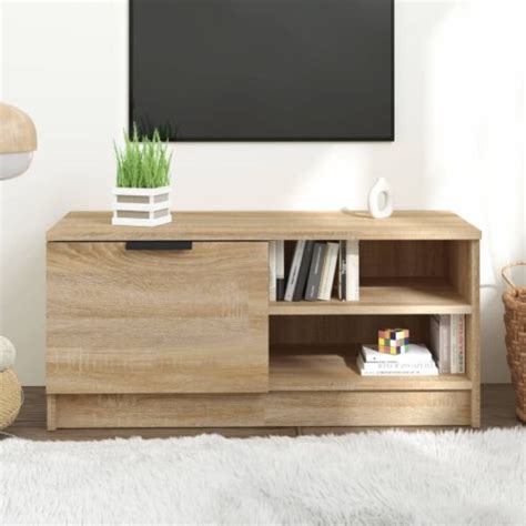 Vidaxl Tv Stand Sonoma Oak X X Engineered Wood Pcs Kroger