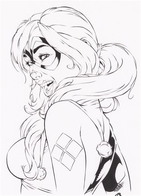 Harley Quinn Illustration Gregbo Watson Comic Art Sale