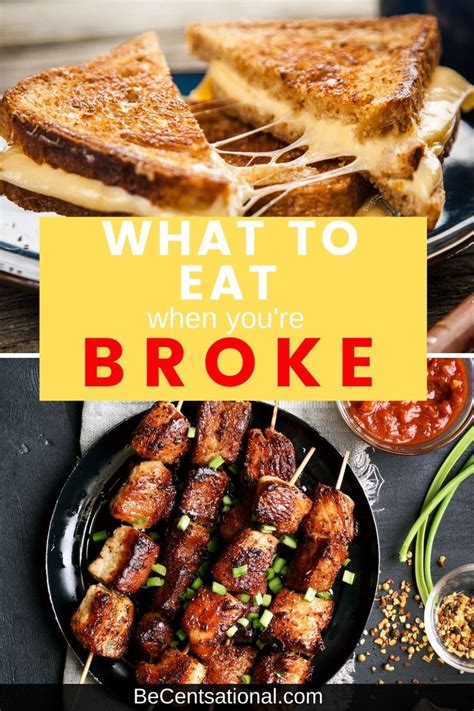 Best Cheap Food To Buy When Broke And Hungry Inexpensive Dinners