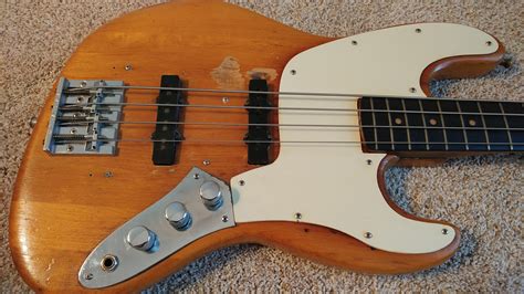 Old School 1965 L Series Fender Jazz Bass With 60s Precision Neck