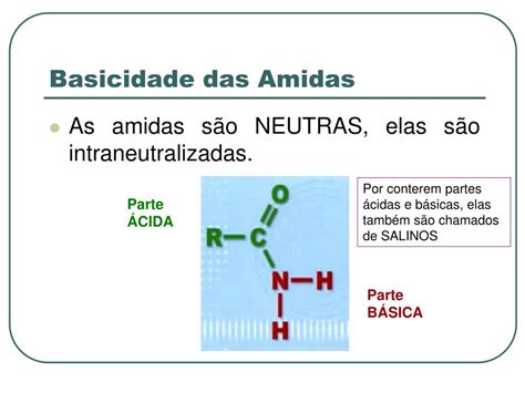 Ppt No O De Acidez E Basicidade De Compostos Org Nicos