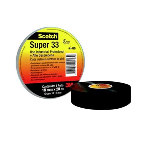 Cinta Electrica De Vinil Scotch Super Mt M Electronica Tamex