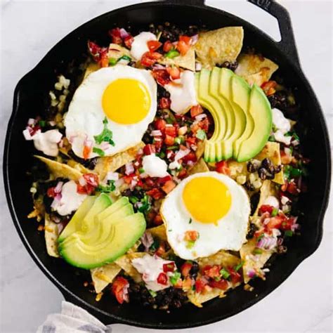 Loaded Breakfast Nachos Healthy Nibbles By Lisa Lin