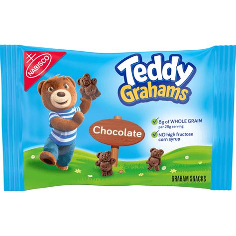 Teddy Grahams Chocolate Graham Snacks 1 Oz Snack Pack Shop Ingles