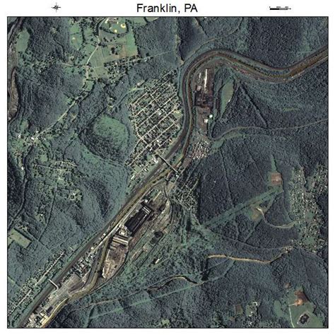 Aerial Photography Map of Franklin, PA Pennsylvania