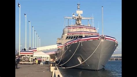 Video Cutting Edge Combat Ship Commissioned In Annapolis Chesapeake