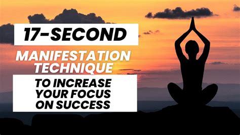 Second Manifestation Technique I Secret To Increase Focus On Success