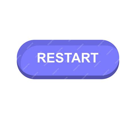 Premium Vector Restart Button