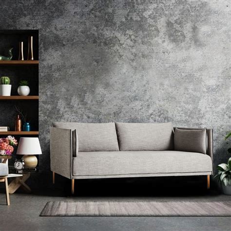 Sofa Modern Minimalis Seater Kursi Santai Hoka Coral Fc Khaki