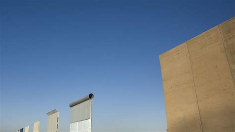 Listos Los Ocho Prototipos Del Muro De Trump La Silla Rota