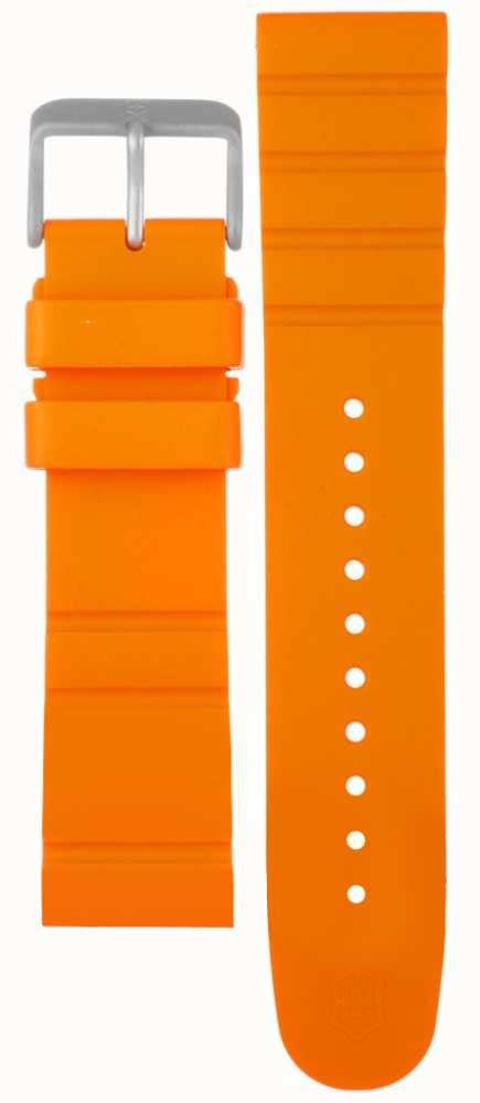 Victorinox Swiss Army Orange Rubber Strap For I N O X 21mm 005429 21MM