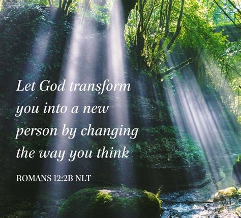 Let God Transform You Into A New Person By Changing The Way You Think