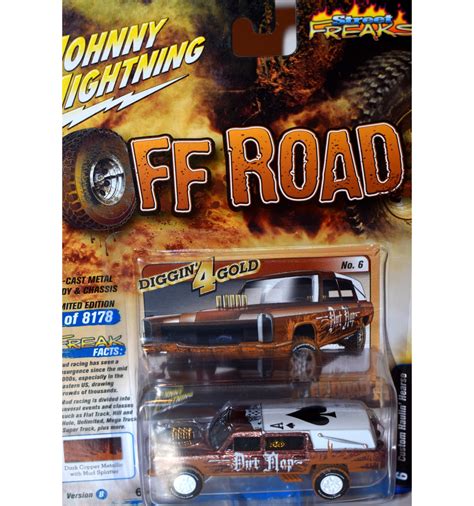 Johnny Lightning Street Freaks - Off Road - Dirt Nap - Cadillac Hearse 4x4 - Global Diecast Direct