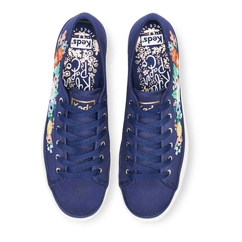 Keds X Rifle Paper Co Triple Kick Vintage Blossom Embroidery Lace Up