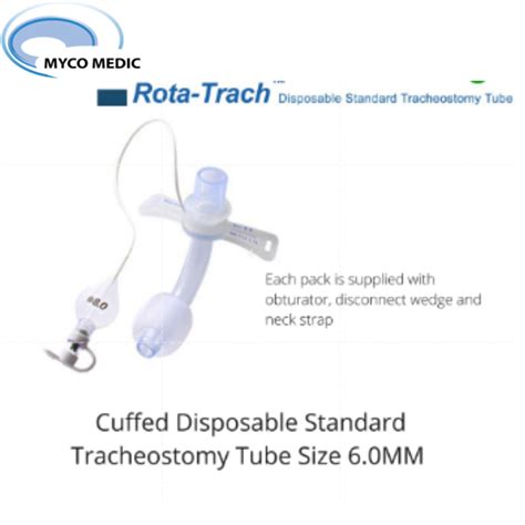 Rota Trach Cuffed Non Fenestrated Single Lumen Disposable