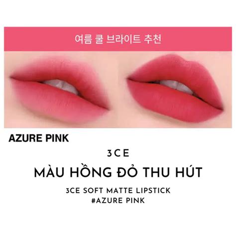 Son CE Azure Pink Summer Radiance Màu Hồng Đỏ Hot Nhất
