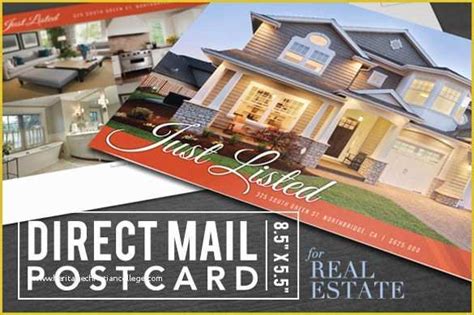 Real Estate Postcards Templates Free Of 17 Shop Postcard Templates Psd ...