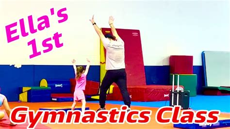 Ellas 1st Gymnastics Class Omg She Fell Youtube