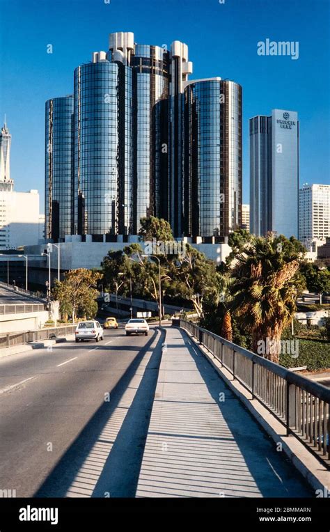 Los Angeles California Usa Sep 1980 View Of The Bonaventure Hotel