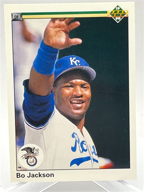 1990 Upper Deck Major League Baseball Card 75 Bo Jackson Kansas City