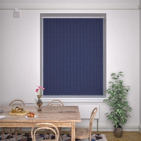 Indigo Kensington Plain Made To Measure Vertical Blind Terrys