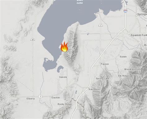 Utah Fire Map Track Fires Near Me Now August 22