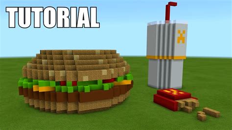 Minecraft Tutorial How To Make A Cheese Burger Mcdonalds Happy Meal