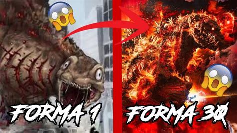 Todas Las Formas De Shin Godzilla De La A La Youtube