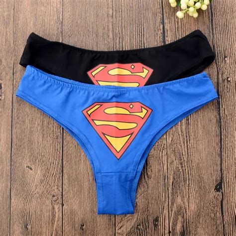 Women Sexy Batman Thongs Lingerie Underwear Briefs Panties Knickers In Women S Panties From