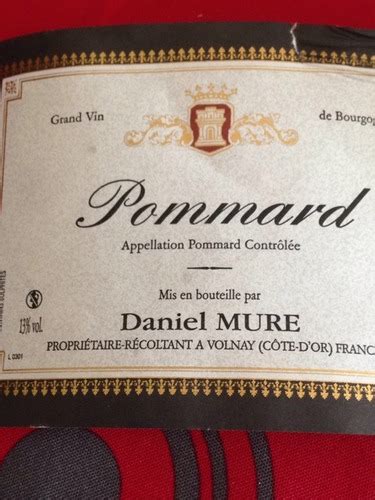 Daniel Mure Pommard Vivino US