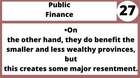 Components Of Public Finance MPA405 LECTURE 27 YouTube