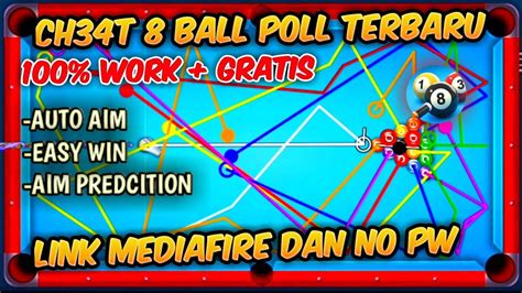 CHEAT 8 BALL POOL TERBARU 2023 GRATIS AIM TOOL GARIS PANJANG 3 LINE