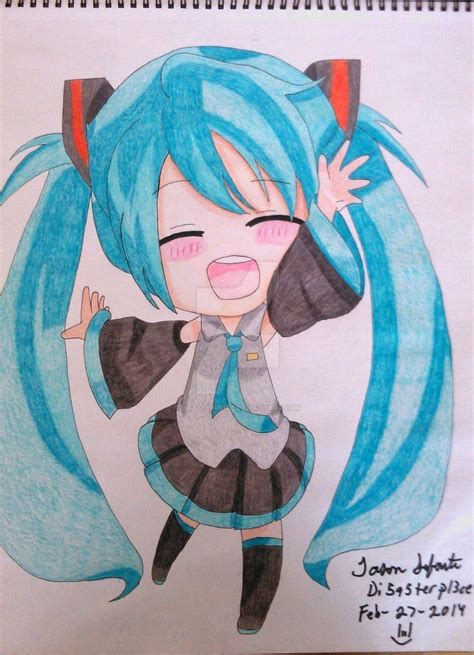 Hatsune Miku Chibi Speed Draw By Di5a5terp13ce On Deviantart