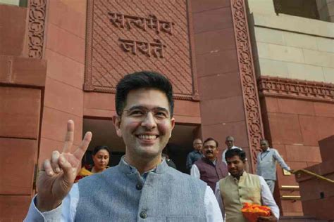 Raghav Chadha | Thankful to Supreme Court, Rajya Sabha chairman: Aam Aadmi Party's Raghav Chadha ...