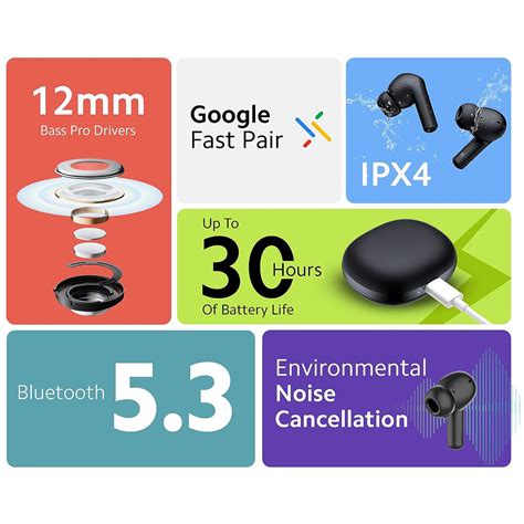 Buy Redmi Buds 4 Active M2232E1 TWS Earbuds with Environmental Noise