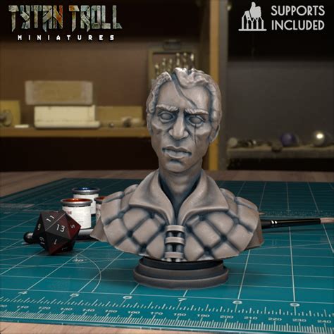 D Printable Curse Of Strahd Ilya Krezkov Mini Bust Combo Pre