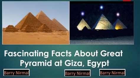 Fascinating Facts About The Great Pyramid Of Giza Wonders Of The