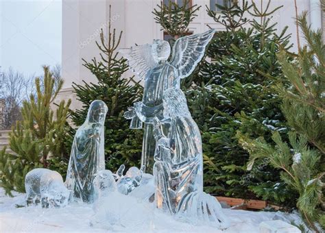 Christmas ice sculptures Stock Photo by ©IrinaDance 90472094