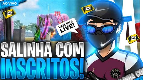 Free Fire Ao Vivo Jogando Inscritos Tropa Do Regresso T On