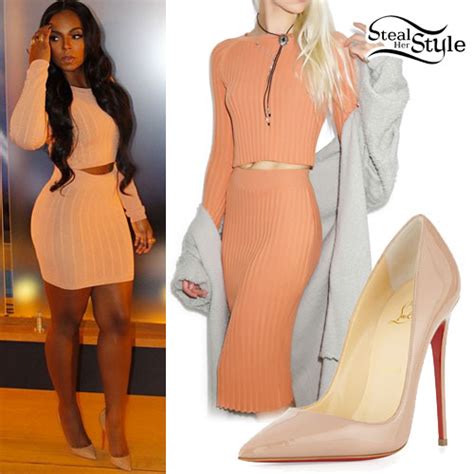 Ashanti Clothes And Outfits Steal Her Style