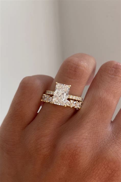 Ellie Radiant Solitaire With Hidden Halo And Pavé Cullen Jewellery