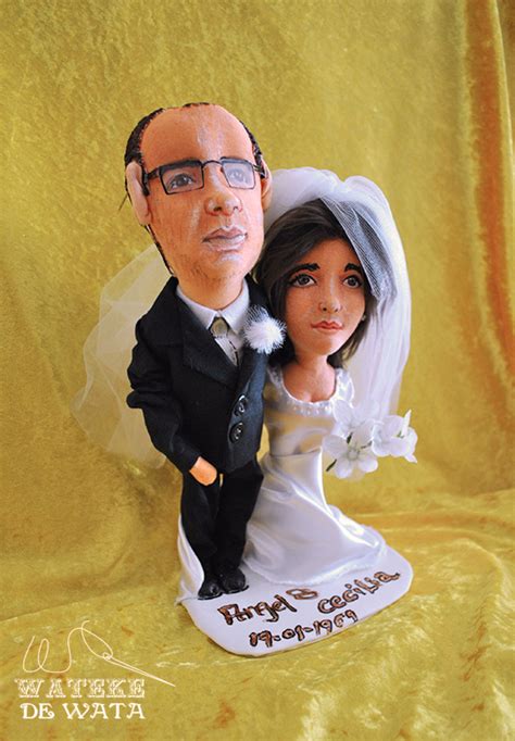 MUÑECOS DE TRAPO PERSONALIZADOS Figuras bodas de oro personalizadas