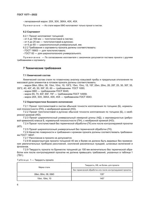 Скачать ГОСТ 1577-2022 Прокат толстолистовой и широкополосный из ...